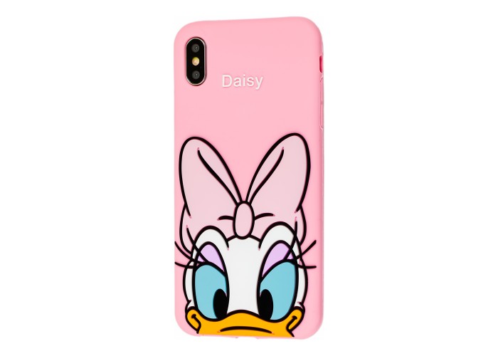 Чехол 3D для iPhone Xs Max Disney Daisy розовый