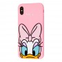 Чехол 3D для iPhone Xs Max Disney Daisy розовый