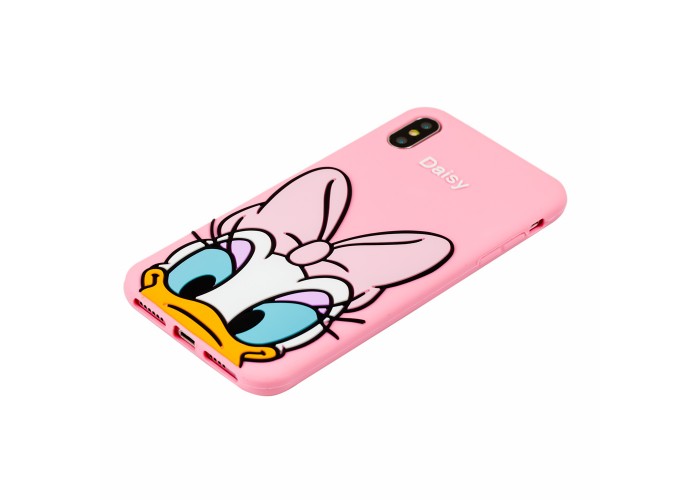 Чехол 3D для iPhone Xs Max Disney Daisy розовый