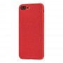 Чехол Carbon New для iPhone 7 Plus / 8 Plus красный