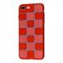 Чехол Cococ для iPhone 7 Plus / 8 Plus красный квадрат