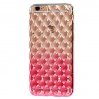Чехол Gellin для iPhone 6 gradient прозрачно розовый