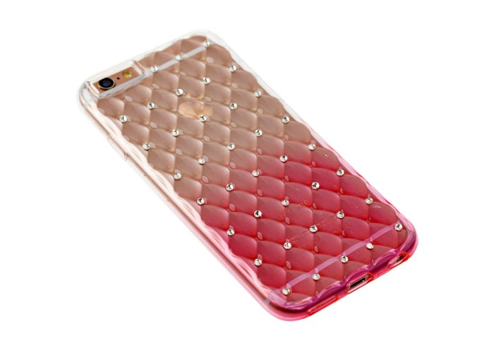 Чехол Gellin для iPhone 6 gradient прозрачно розовый