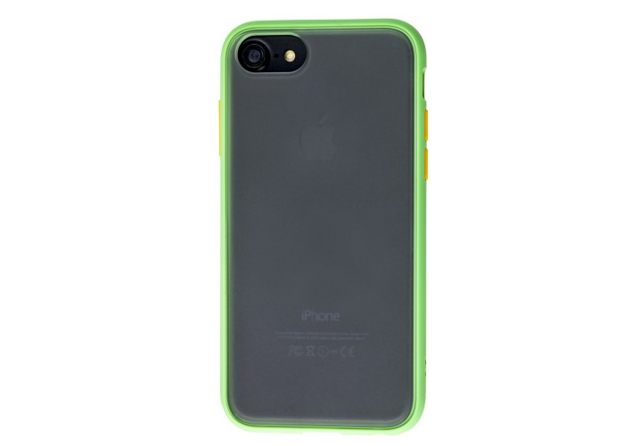 Чехол LikGus Maxshield для iPhone 6 / 7 / 8 матовый салатовый