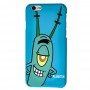 Чехол Soft touch для iPhone 6 Sponge Bob plankton