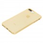 Чехол Star shining для iPhone 7 Plus / 8 Plus с блестками золотистый