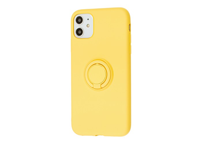 Чехол для iPhone 11 ColorRing желтый