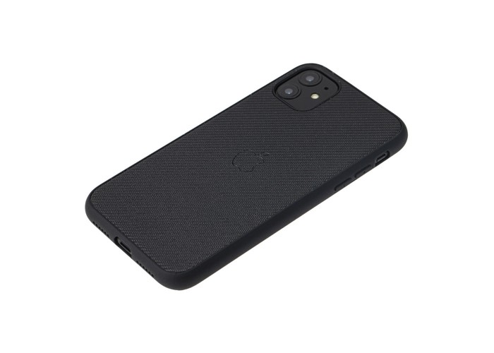 Чехол для iPhone 11 Fiber Logo черный