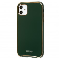 Чехол для iPhone 11 Glass Premium зеленый