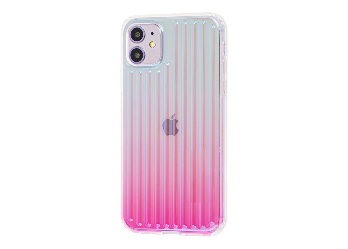 Чехол для iPhone 11 Gradient Laser розовый