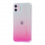 Чехол для iPhone 11 Gradient Laser розовый