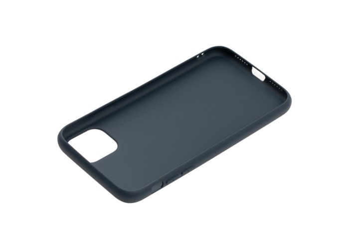 Чехол для iPhone 11 Leather cover синий