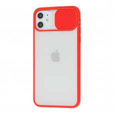 Чехол для iPhone 11 LikGus Camshield camera protect красный