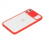 Чехол для iPhone 11 LikGus Camshield camera protect красный