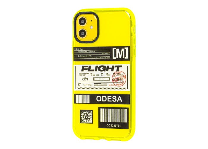 Чехол для iPhone 11 Neon print flight
