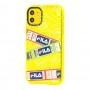Чехол для iPhone 11 Neon print ticket