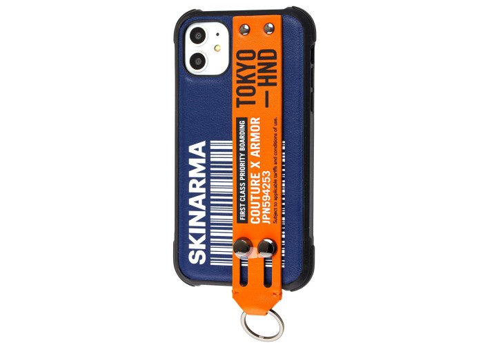 Чехол для iPhone 11 SkinArma case Bando series сине-оранжевый