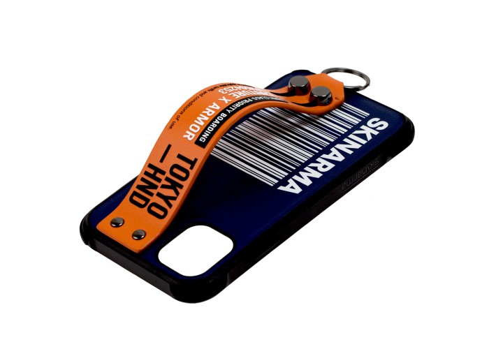 Чехол для iPhone 11 SkinArma case Bando series сине-оранжевый