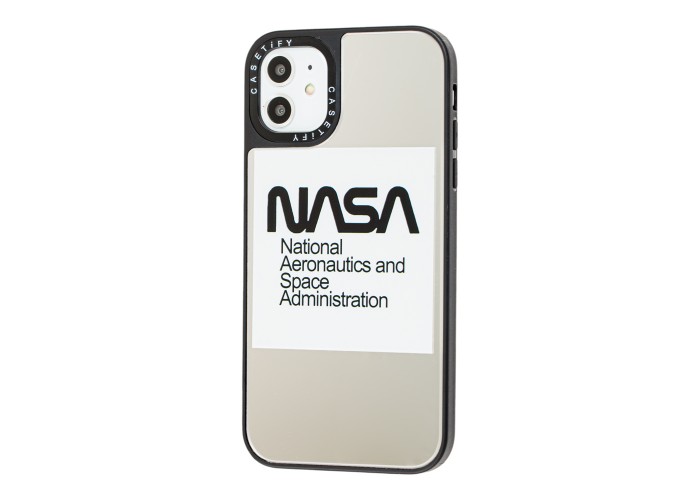 Чехол для iPhone 11 Tify Mirror Nasa зеркально-белый