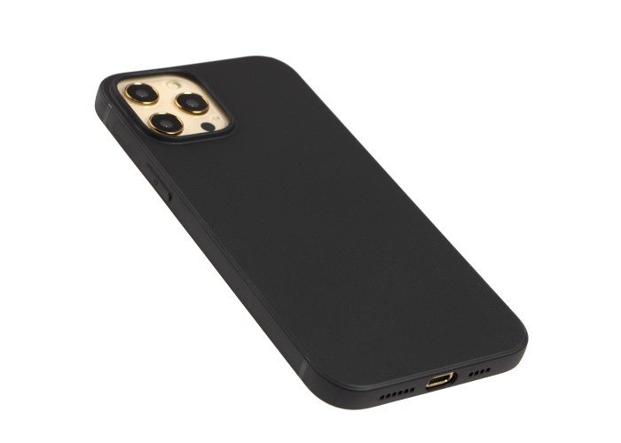 Чехол для iPhone 12 Pro Max Black Matt черный