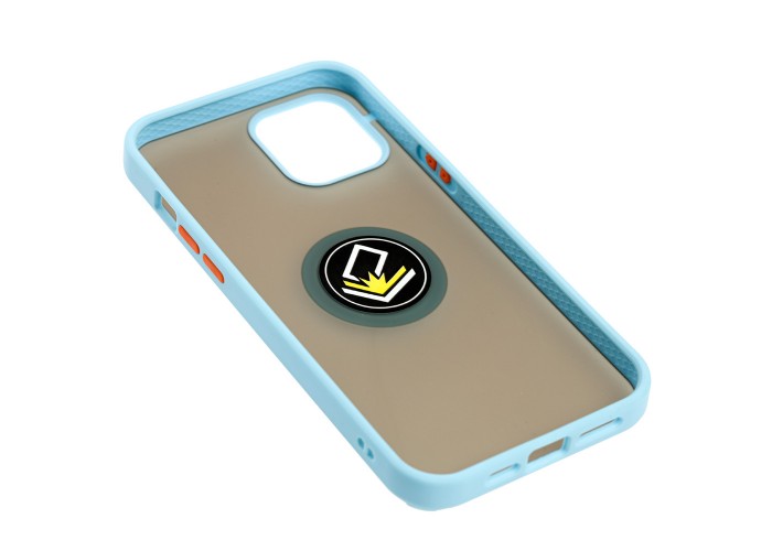 Чехол для iPhone 12 Pro Max LikGus Edging Ring бирюзовый