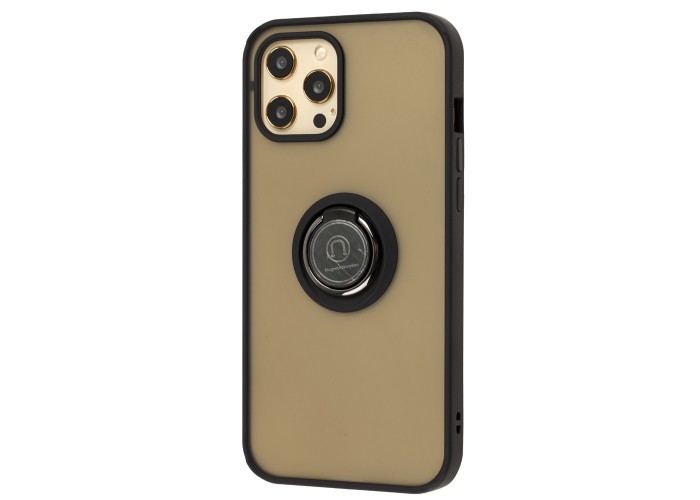 Чехол для iPhone 12 Pro Max LikGus Edging Ring черный