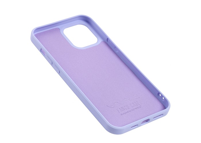 Чехол для iPhone 12 Pro Max Wave Fancy playful dog / light purple