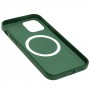 Чехол для iPhone 12 / 12 Pro Leather with MagSafe forest green