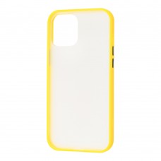 Чехол для iPhone 12 / 12 Pro LikGus Maxshield желтый