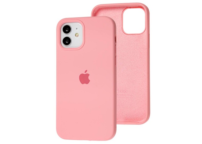 Чехол для iPhone 12 / 12 Pro Silicone Full розовый / light pink