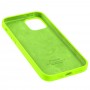 Чехол для iPhone 12 / 12 Pro Silicone Full салатовый / neon green