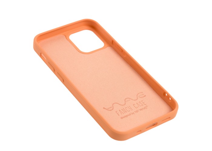 Чехол для iPhone 12 mini Wave Fancy funny llamas / peach