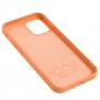 Чехол для iPhone 12 mini Wave Fancy funny llamas / peach