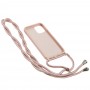 Чехол для iPhone 12 mini Wave Lanyard without logo pink sand