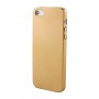 Чехол для iPhone 5 Soft Touch золотистый
