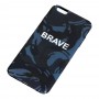 Чехол для iPhone 6 Plus Ibasi Flowers Brave черный