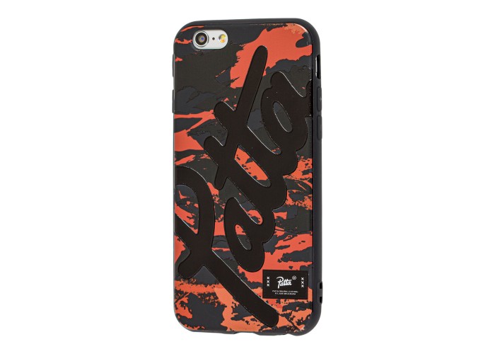 Чехол для iPhone 6 / 6s Smoothy print черно-красный