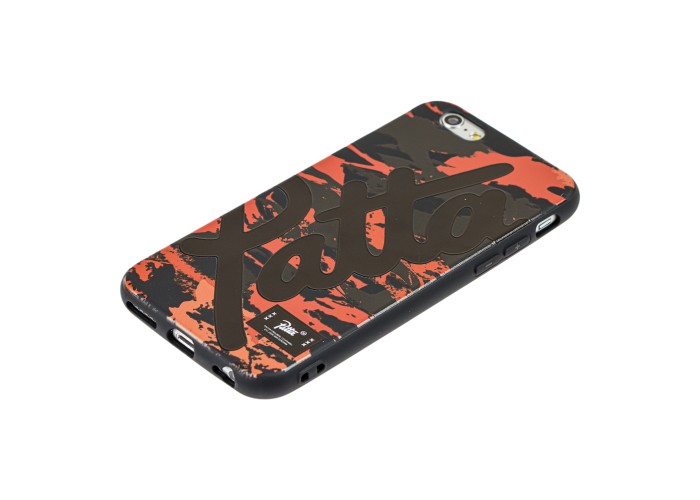 Чехол для iPhone 6 / 6s Smoothy print черно-красный