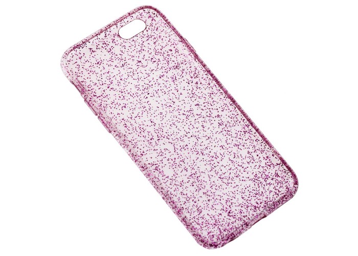 Чехол для iPhone 6 с розовой блесткой