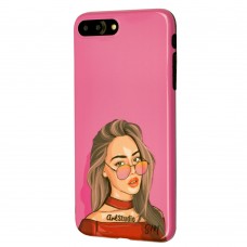 Чехол для iPhone 7 Plus / 8 Plus ArtStudio Girls Power "girl" розовый