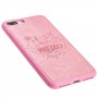 Чехол для iPhone 7 Plus / 8 Plus Kenzo leather розовый