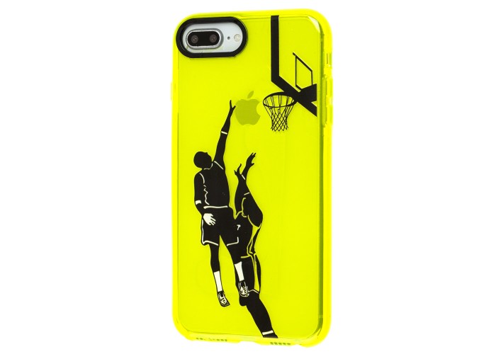 Чехол для iPhone 7 Plus / 8 Plus Neon print basketball