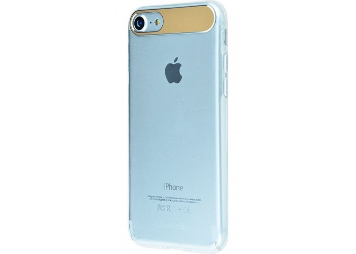 Чехол для iPhone 7 Usams Metal Clear Series золото