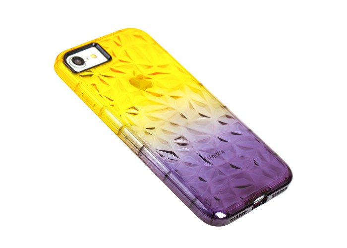 Чехол для iPhone 7 / 8 Gradient Gelin case желто-фиолетовый