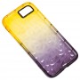 Чехол для iPhone 7 / 8 Gradient Gelin case желто-фиолетовый