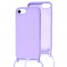 Чехол для iPhone 7 / 8 / SE 20 Lanyard without logo light purple