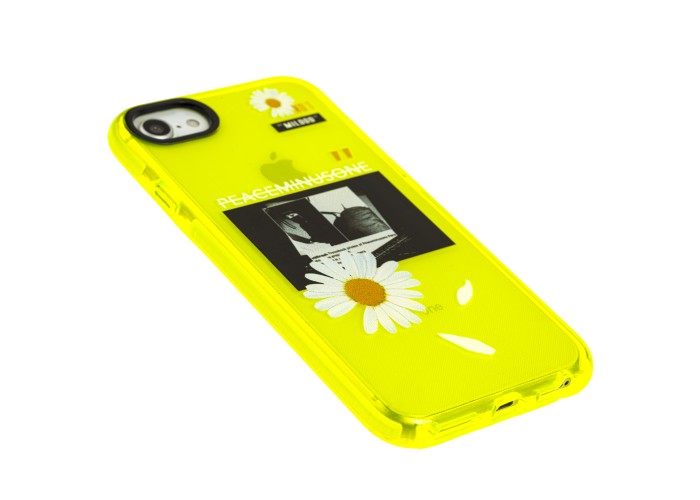 Чехол для iPhone 7 / 8 / SE 20 Neon print ромашка