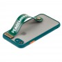 Чехол для iPhone 7 / 8 / SE 20 WristBand peace зеленый