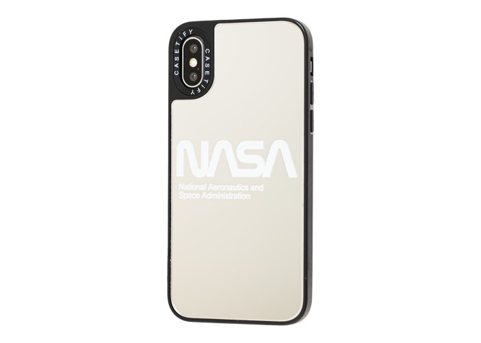 Чехол для iPhone X / Xs Tify Mirror Nasa зеркально-серебристый