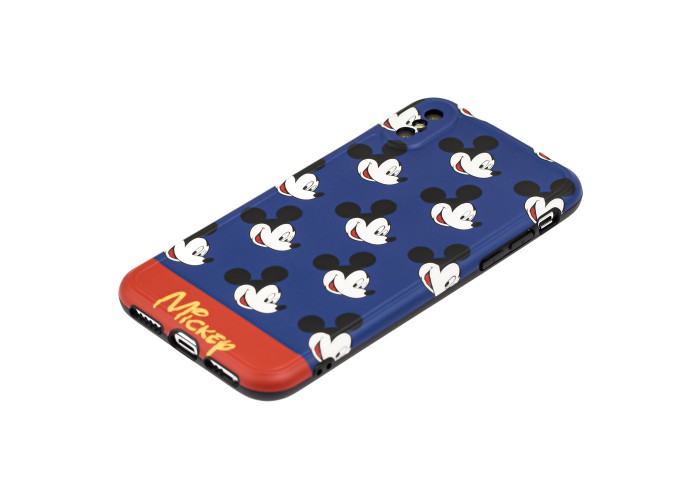 Чехол для iPhone X / Xs VIP Print Mickey синий
